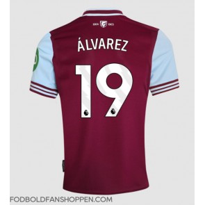 West Ham United Edson Alvarez #19 Hjemmebanetrøje 2024-25 Kortærmet